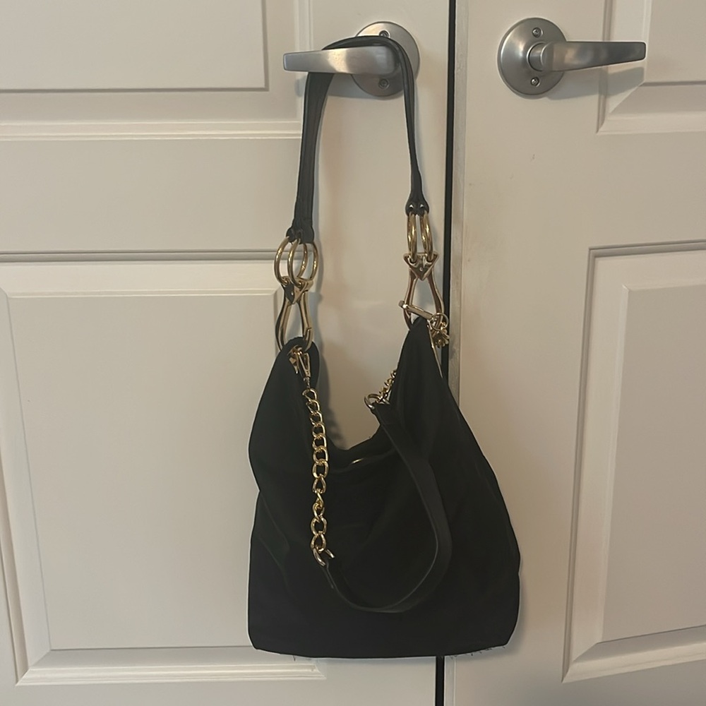 Black purse by jPK Paris woven material